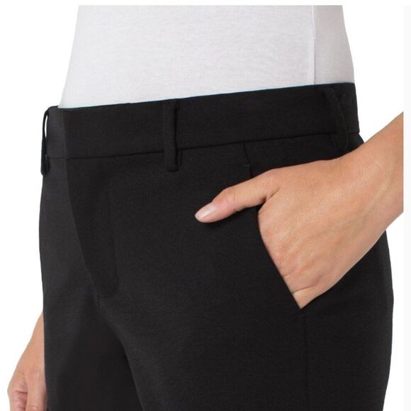 NWT LIVERPOOL The Knit Kelsey Trouser Pants Black Size 4 / 27 - Picture 4 of 10